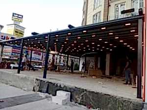 Cafe Kapatma, Raylı Tente
