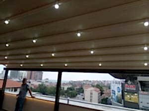 Cafe Kapatma, Raylı Tente